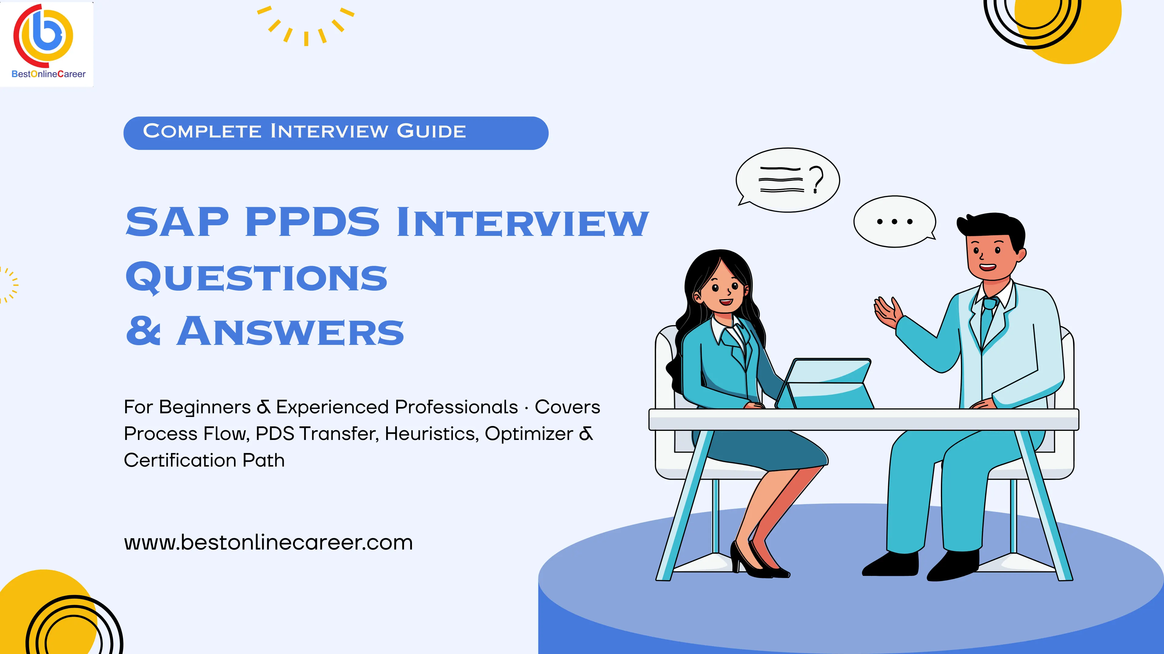 SAP PPDS Interview Questions and Answers PDF: Complete Guide for Beginners and Experienced Professionals